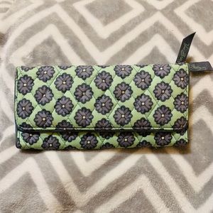 Vera Bradley tri-fold wallet